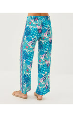 32" Bal Harbour Palazzo Pant - Breezy Aqua Best Fronds Forever Engineered