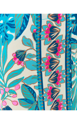32" Bal Harbour Palazzo Pant - Breezy Aqua Best Fronds Forever Engineered