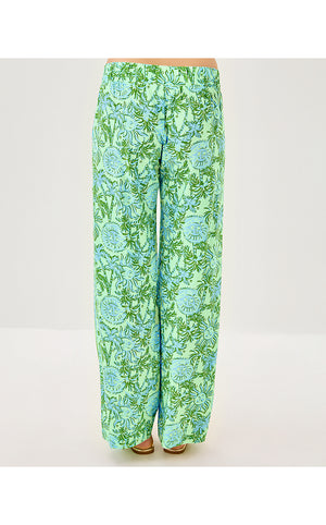 32" Bal Harbour Palazzo Pant - Cool Mint Catchin Rays Engineered