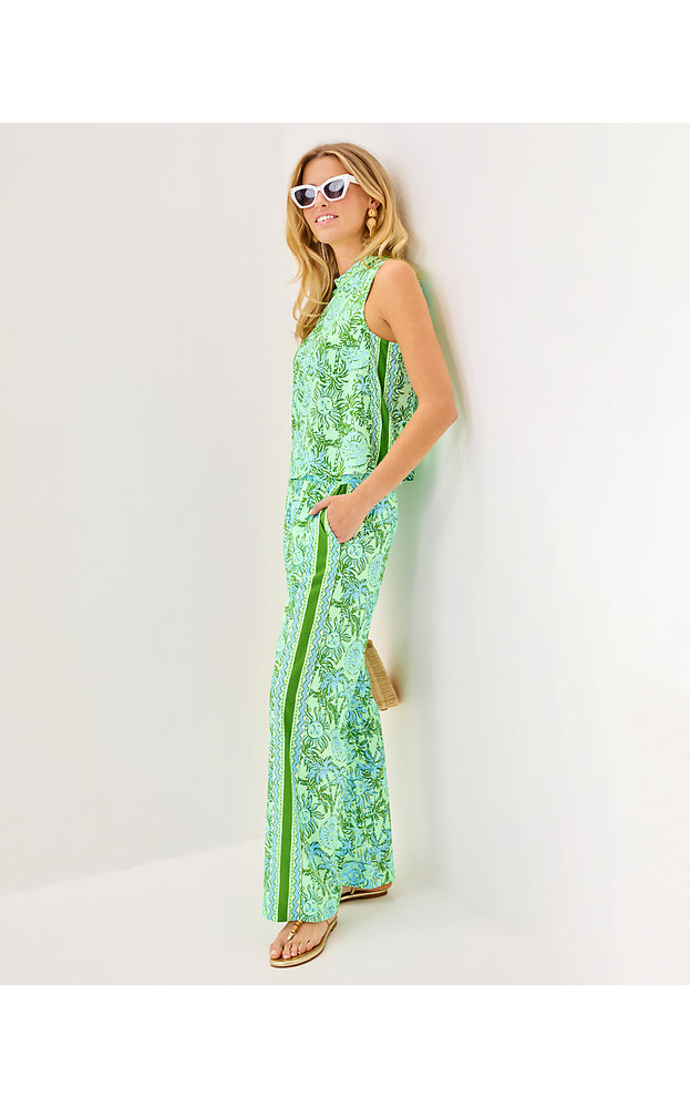 32" Bal Harbour Palazzo Pant - Cool Mint Catchin Rays Engineered