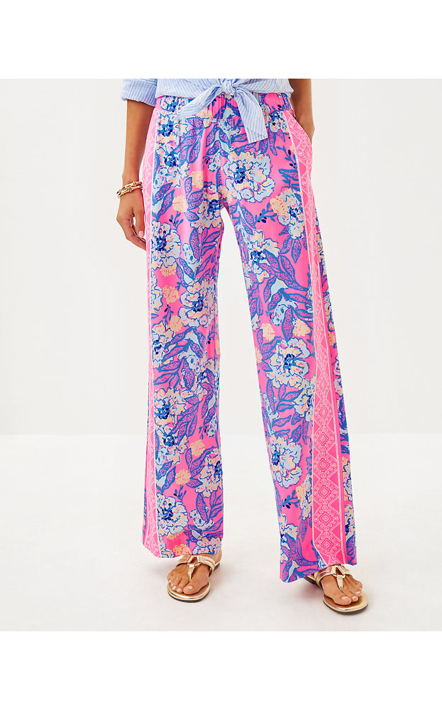 32" Bal Harbour Palazzo Pant - Multi - Totally Koalafied Engineered Bottom