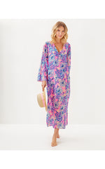 Perry Long Sleeve Maxi Cover-Up - Multi - Totally Koalafied