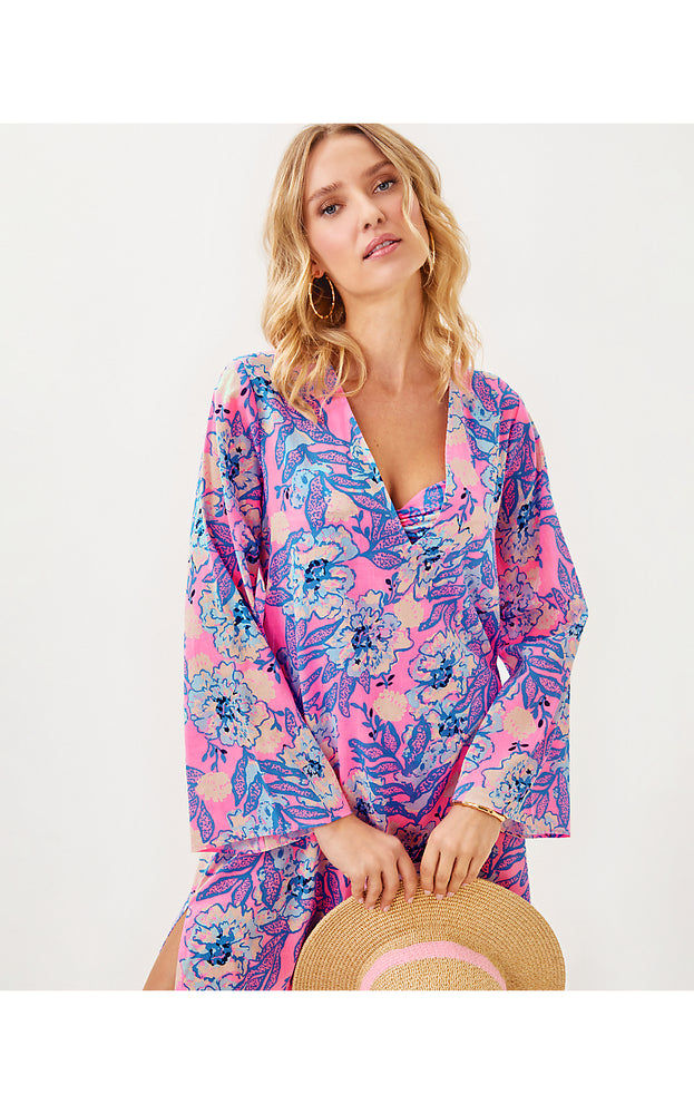 Perry Long Sleeve Maxi Cover-Up - Multi - Totally Koalafied