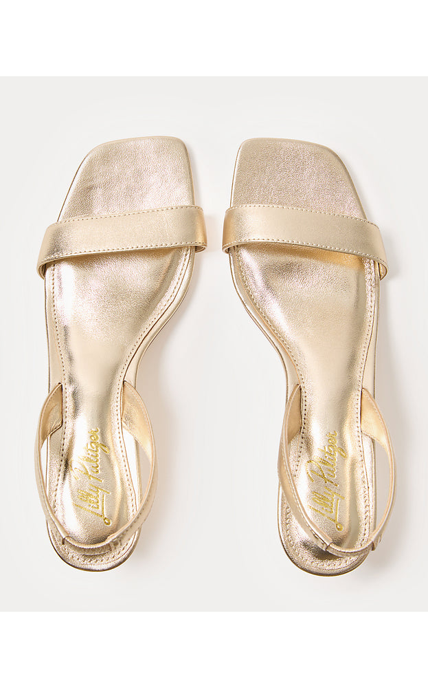 Cary Sandal - Gold Metallic