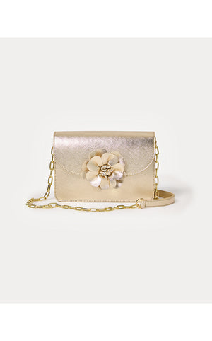 Amalia Crossbody - Gold Metallic