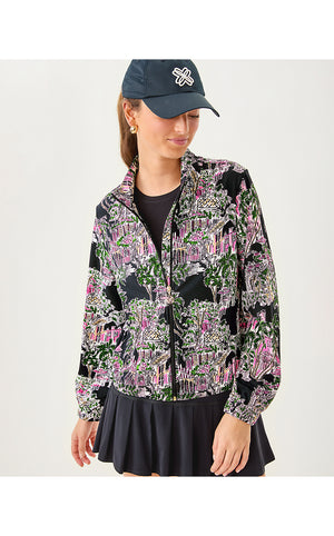 UPF 50+ Luxletic Aegean Jacket - Onyx PB Anniversary Toile