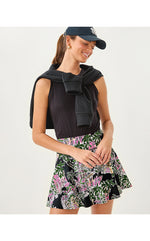 UPF 50+ Luxletic Barcelona High Rise Skort - Onyx PB Anniversary Toile