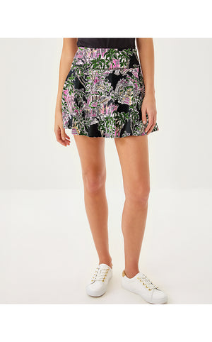 UPF 50+ Luxletic Barcelona High Rise Skort - Onyx PB Anniversary Toile