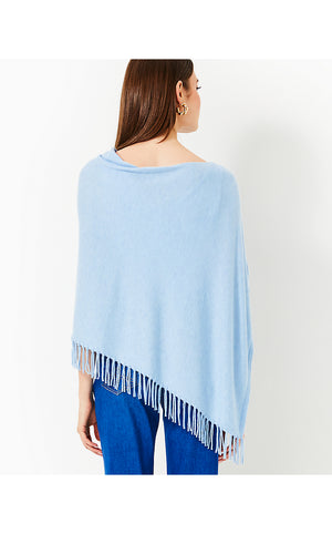 Gato Poncho - Heathered Bonaire Blue