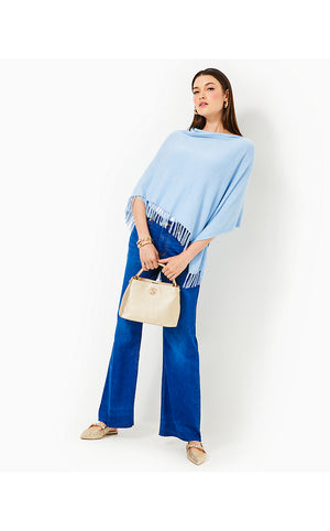 Gato Poncho - Heathered Bonaire Blue