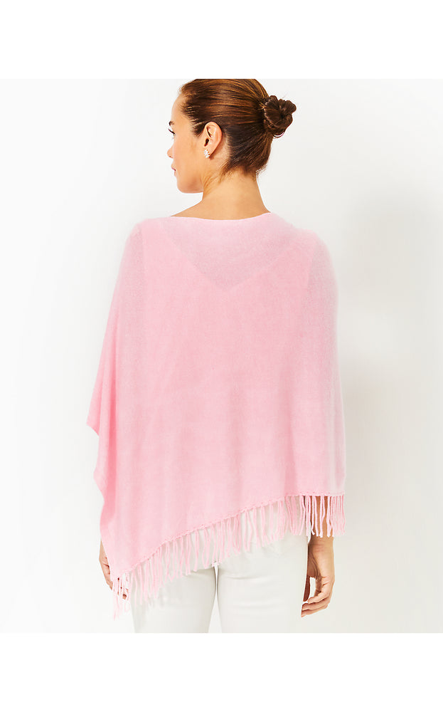 Gato Poncho - Heathered Conch Shell Pink