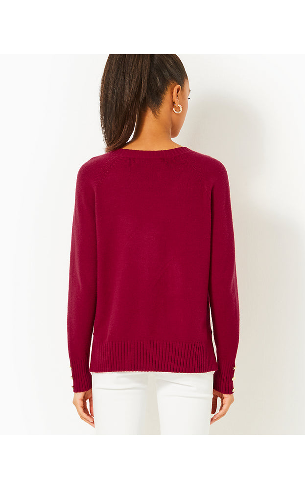 Kaycee Sweater - Malbec Red