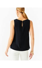 Dionna Silk Top - Noir