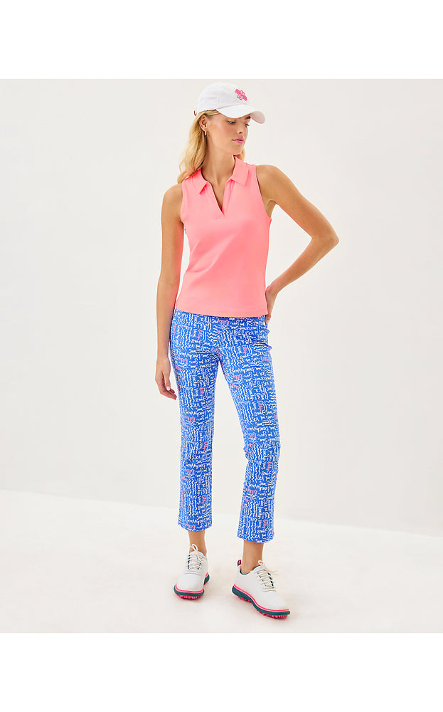UPF 50+ Luxletic 28" Corso Kick Flare Pant - Sunwashed Blue Seacrets Golf
