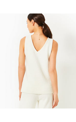 Arial Sweater Tank - Coconut