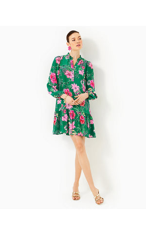 Evaline Silk Dress - Multi Safari Sanctuary