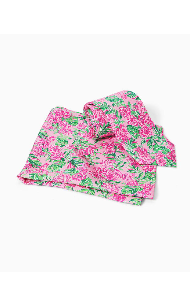 Men's Stuff Silk Tie And Pocket Square Set - Conch Shell Pink Koala La La