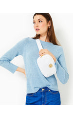 Salima Sweater - Heathered Bonaire Blue