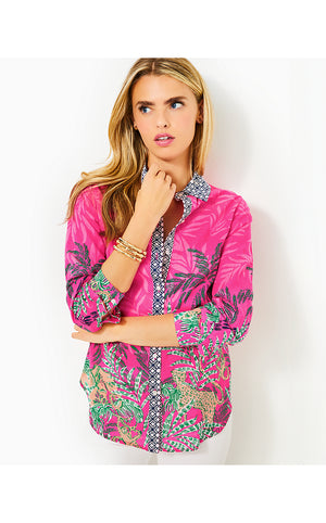 Lake View Cotton Tunic - Multi Wild Side Engineered Tunic