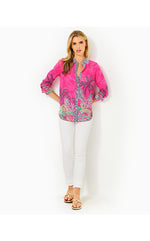 Lake View Cotton Tunic - Multi Wild Side Engineered Tunic