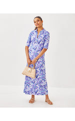 Berkely Maxi Dress - Tropicalia Purple - Elephant In The Bloom