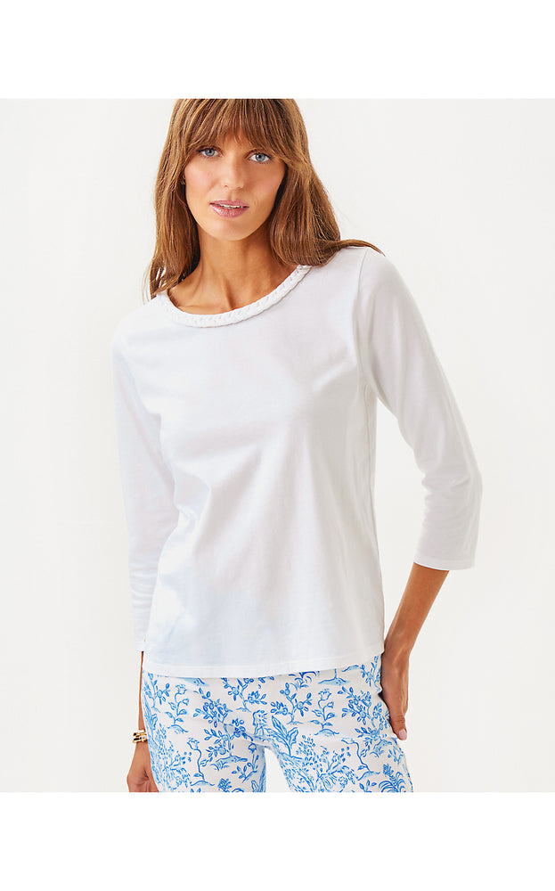 Paulson Knit Top - Resort White