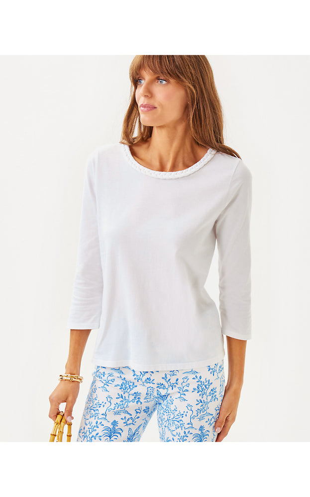 Paulson Knit Top - Resort White