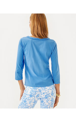 Paulson Knit Top - Sunwashed Blue