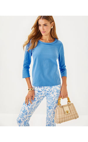 Paulson Knit Top - Sunwashed Blue