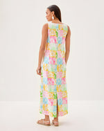 Raina Maxi Dress - Multi Via Sunny Sunflowers