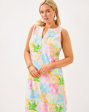 Raina Maxi Dress - Multi Via Sunny Sunflowers