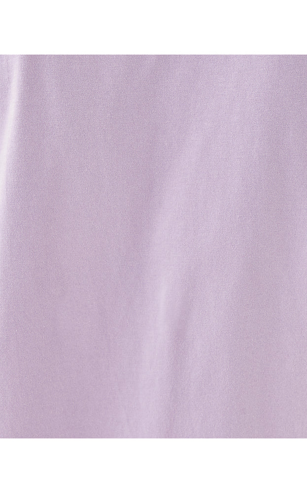 Clairmont Rosette Knit Top - Water Hyacinth