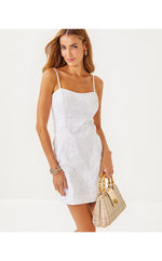 Shelli Eyelet Dress - Resort White - Flower Power Eyelet