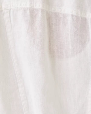 Seaspray Linen Jacket - Resort White