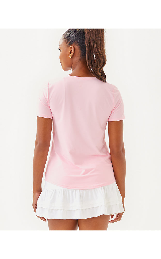 UPF 50+ Luxletic Westley Active Tee - Pink Muse