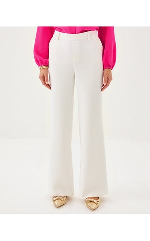 32" Celesta High Rise Palazzo Pant - Coconut