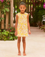 Girls Little Lilly Classic Shift Dress - Honeycomb Hideaway Honeycomb