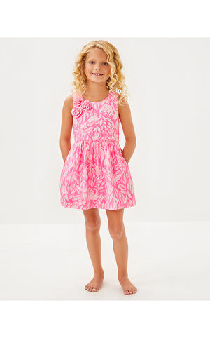 Girls Suni Dress - Rousseau Pink- Tulip To Tango