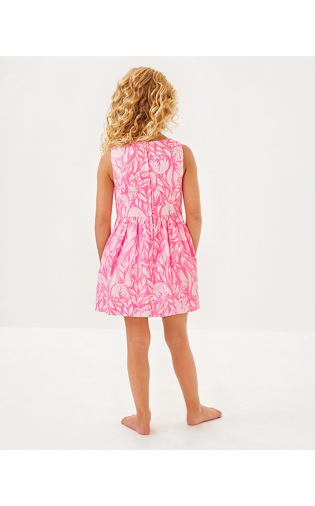 Girls Suni Dress - Rousseau Pink- Tulip To Tango