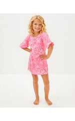 Girls Mini Mercer Dress - Rousseau Pink - Tulip To Tango