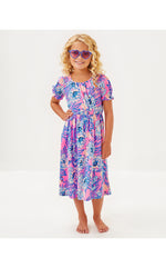 Girls Dean Midi Dress - Multi - Totally Koalafied