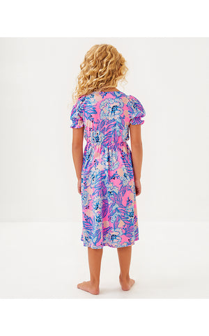 Girls Dean Midi Dress - Multi - Totally Koalafied