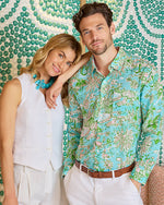 Men's Stuff Addison Shirt - Fresh Water Blue Sunbathers Bliss