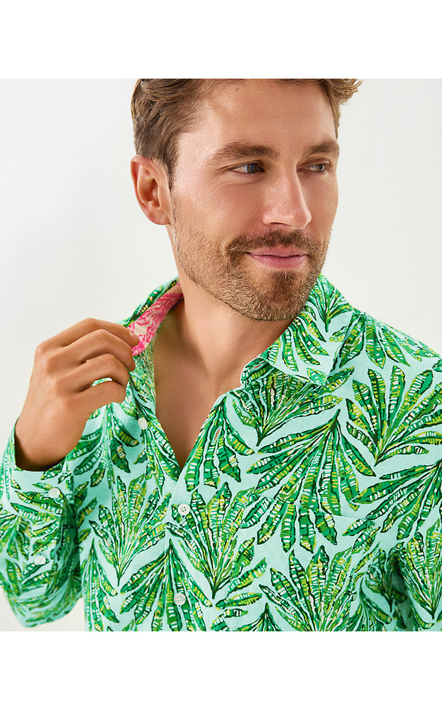 Men's Stuff Addison Shirt - Kitts Green Shady Babe