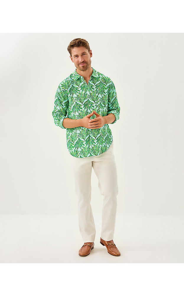 Men's Stuff Addison Shirt - Kitts Green Shady Babe
