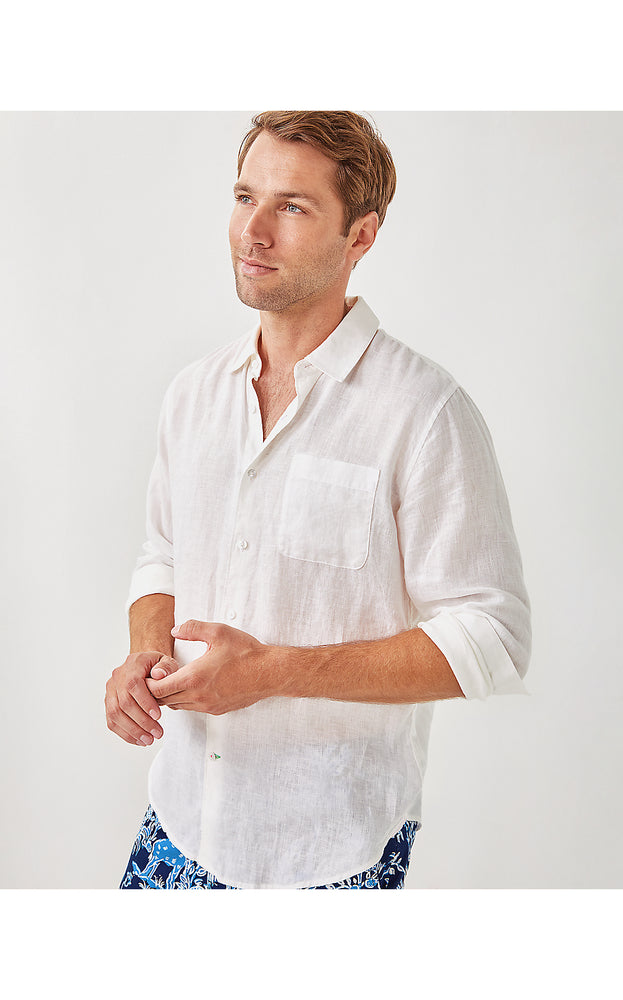 Men's Stuff Addison Shirt - Resort White