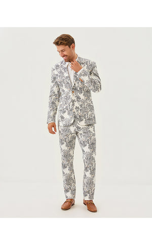 Men's Stuff Flagler Blazer - Coconut PB Anniversary Toile