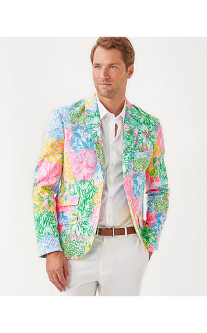 Mens Stuff Flagler Blazer - Multi - Bright Delight Patch