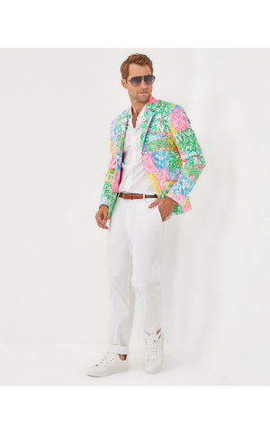 Mens Stuff Flagler Blazer - Multi - Bright Delight Patch