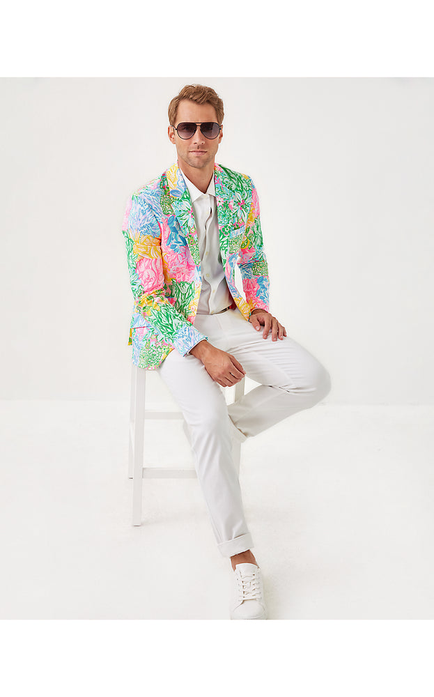 Mens Stuff Flagler Blazer - Multi - Bright Delight Patch